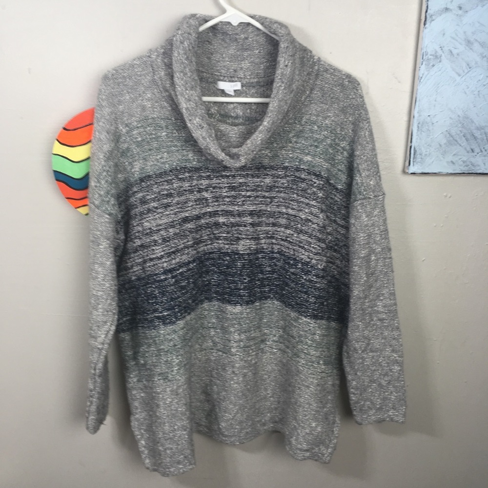 J. JILL chunky cowl neck pullover sweater